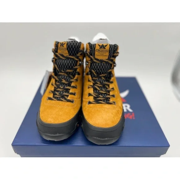 ALLROUNDER by MEPHISTO Women's Nigata-Tex Ankle Boot, Yellow, 8 - Picture 2 of 6